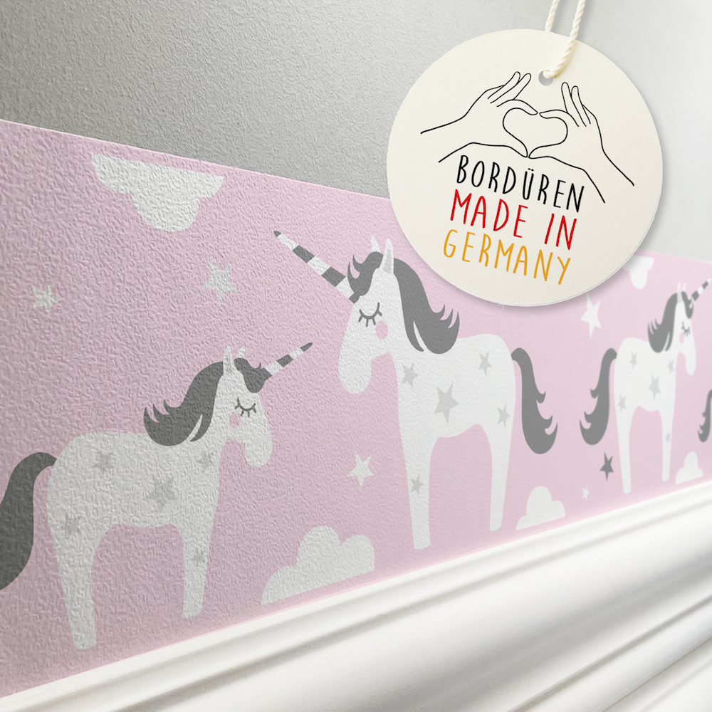 K&L Wall Art PVC-freie einfarbige Rosa Kinderzimmer Tapete niedliche  Wandfarbe für Babyzimmer Unitapete Babyzimmer Wandschutz