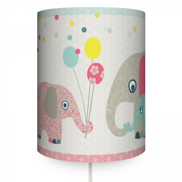 Runde Wandlampe „Family Elephant” Wandlampen